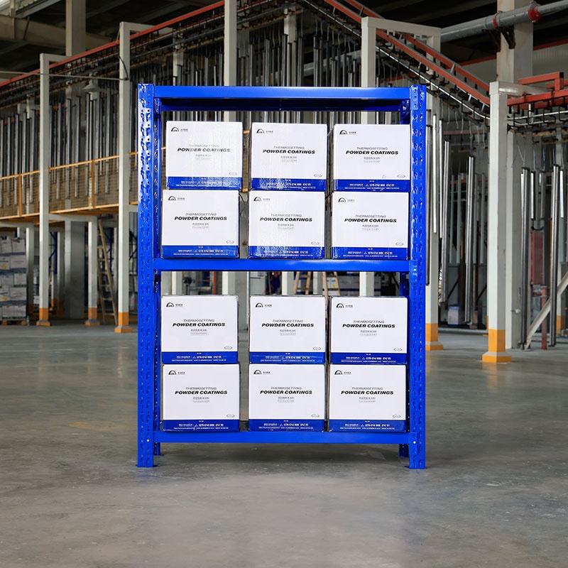 Wholesale Mutil Layer 300KG Metal Rack Main Warehouse Storage Equipment Combination Goods Shelves Steel Material Rack