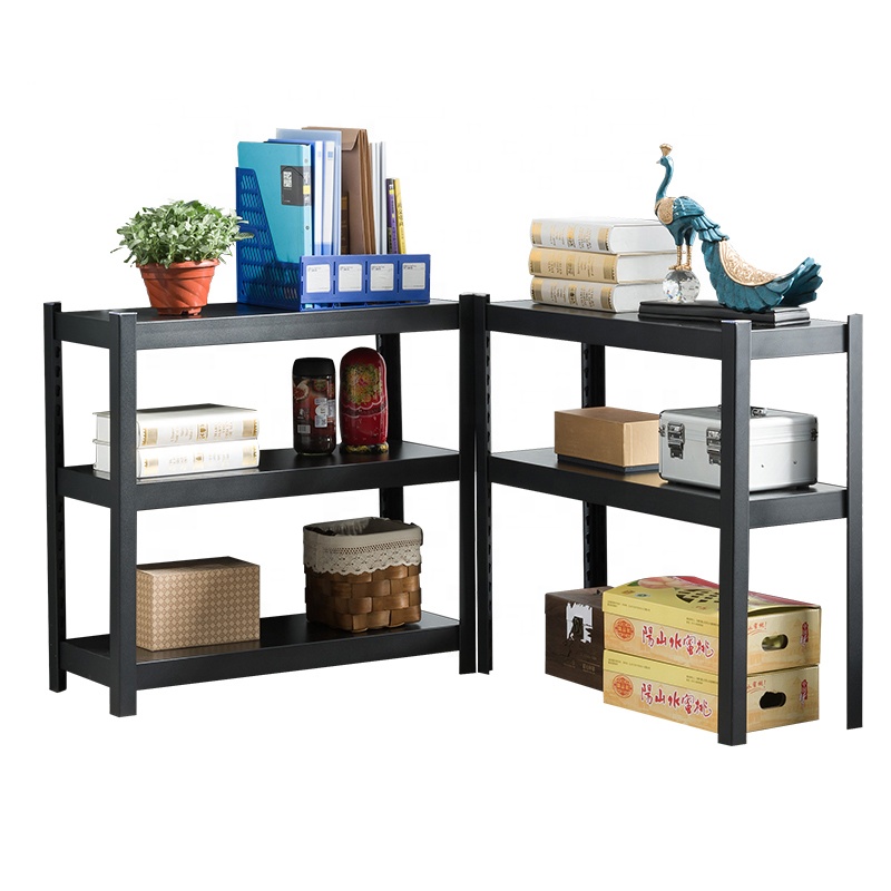 100KG Light Duty Rack Steel Storage Shelves with Customizable Height and Layers for Home Storage