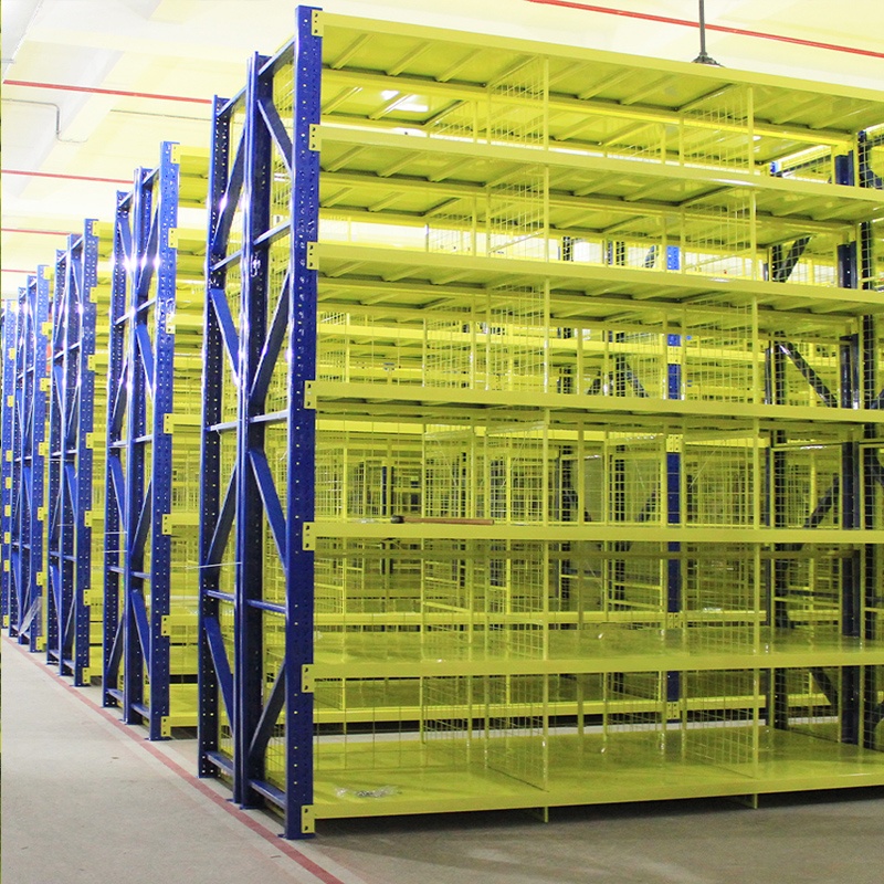 300kg Capacity Mesh Panel Shelving Units Adjustable Boltless Storage Rack Corrosion Protection Commercial Industrial Rack