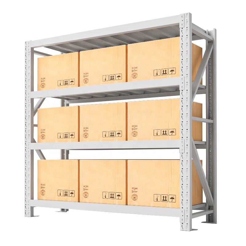 In Stock Adjustable Light Duty Steel Shelving 180KG Storage Rack Shelves for Warehouse Rack Factory