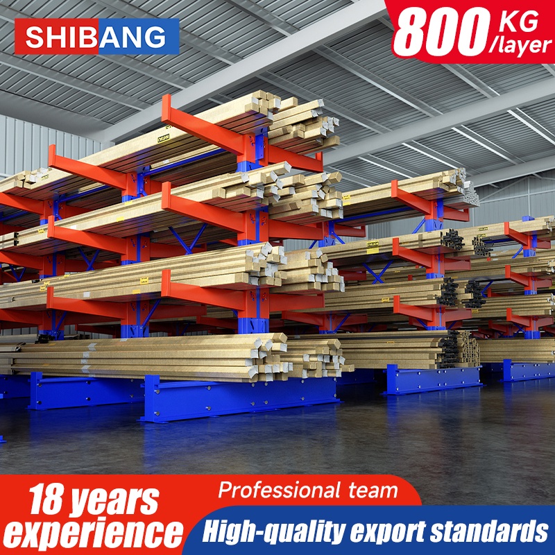 Industrial Heavy Duty Steel Cantilever Warehouse Shelf Rack Equipment for High-Capacity Warehouse Pallet Storage