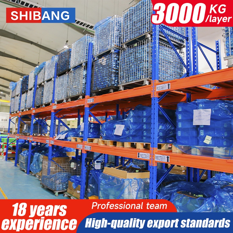Industrial Pallet Rack Shelving 3000KG Heavy Duty Pallet Rack Warehouse Rack Shelves for Goods Pallet Storage