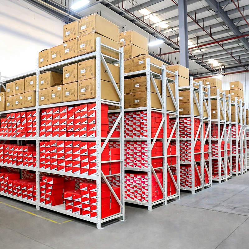 Shanghai Multi Layers 120-180KG Stacking Garage Storage System Light Duty Shelf Metal Rack
