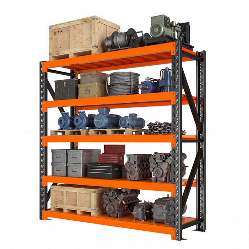 Steel 300kg/Layer Load-Bearing Adjustable Storage Shelves Customizable Warehouse Medium Duty Shelving Racking