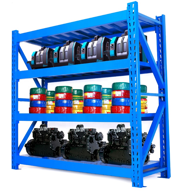 400KG Heavy Duty Shelving High Quality Racking System Home Steel Warehouse Shelves Storage Racks Factory Price