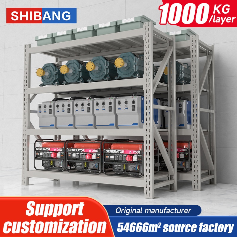 Heavy Duty 4-5 Tier Boltless Metal Shelving Storage Rack System for Garage Warehouse Industrial Steel Shelves Racking System