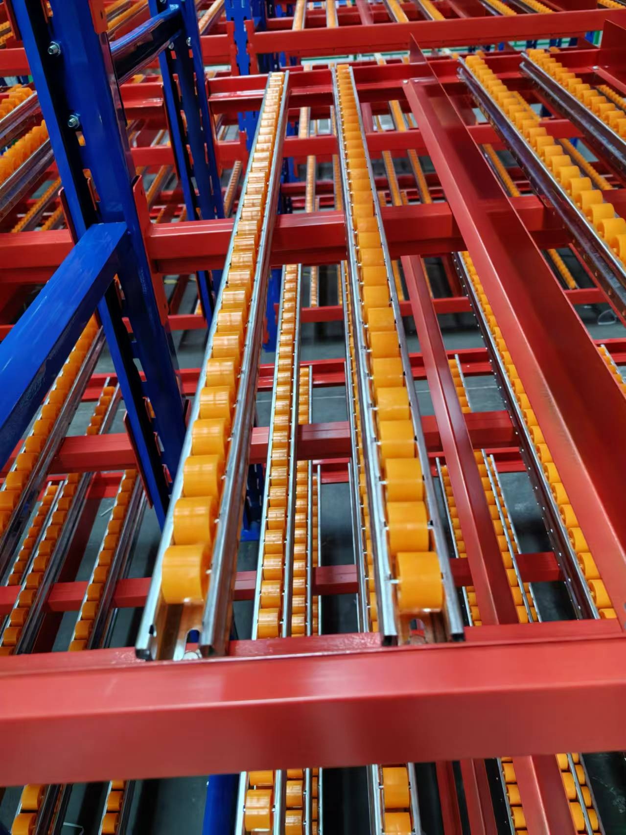 High Quality Steel Carton Flow Rack System Industrial Heavy Duty Gravity Roller Racking 100kg-1000kg Capacity for Warehouse FIFO