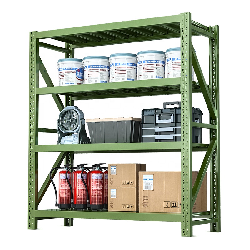 Light Duty Steel Shelf for Household Storage Multi-Layer Floor-Standing Rack for Home Express Warehouse Corrosion Protection