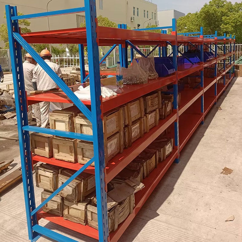 Heavy Duty 600kg Capacity Industrial Steel Shelving Rack with Corrosion Protection Boltless Adjustable Warehouse Storage System