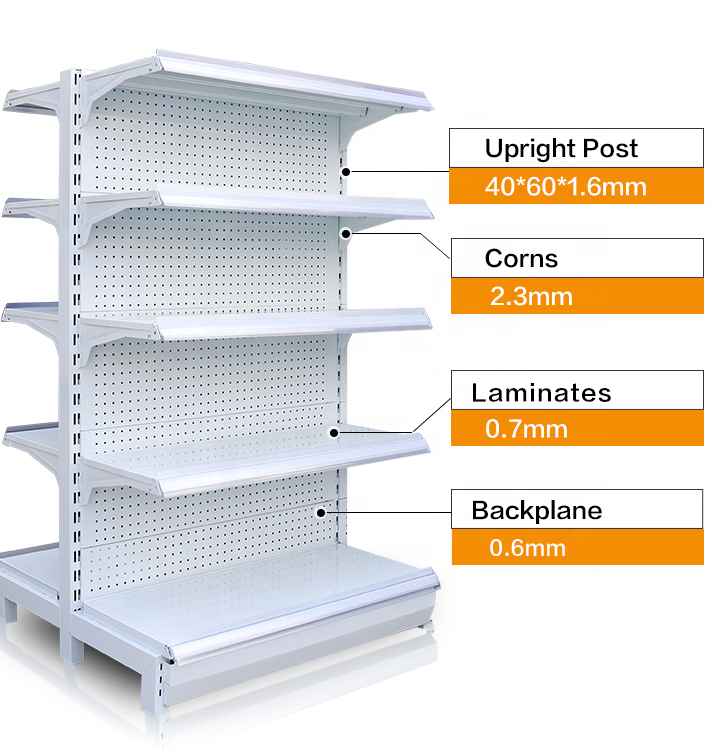 Metal Supermarket Shelves Gondola Shop Racks with Good Selling Shelves Display Shelves for Retail Store Shop