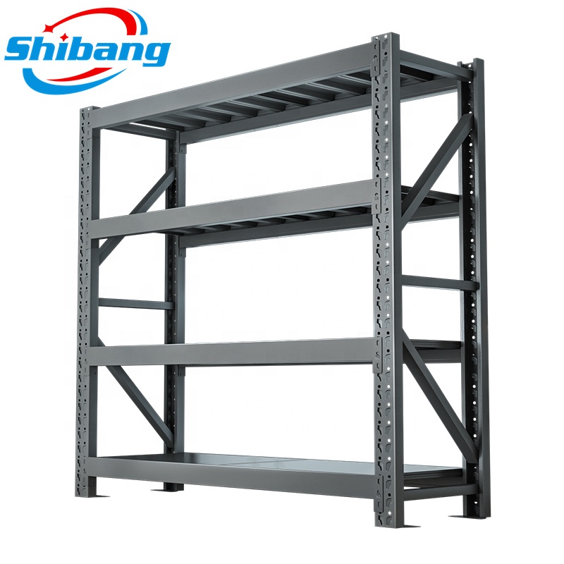 Storage Shelf Rack Metal Customizable Steel Item Surface Layers Adjustable Plate Warehouse Rack