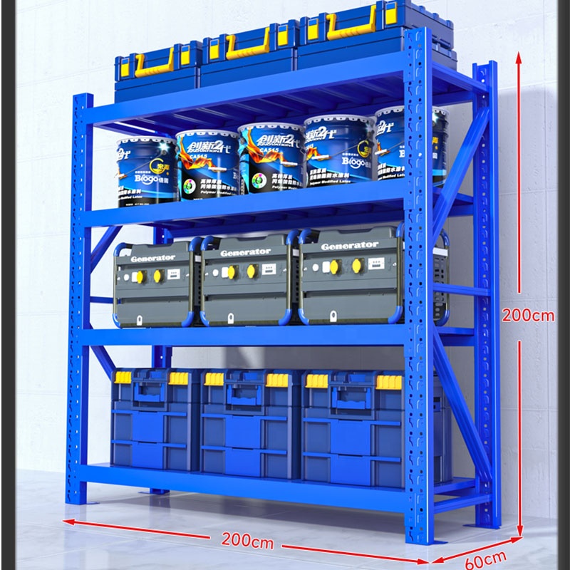 Warehouse Shelves Light Duty Storage Shelving Metal Rack Stacking Racks Boltless Racking Shelves