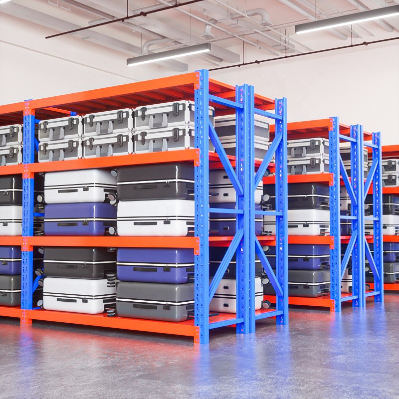 300KG Load Racking Shelf Metal Shelves Easy Assemble Storage Racks Adjustable Steel Rack