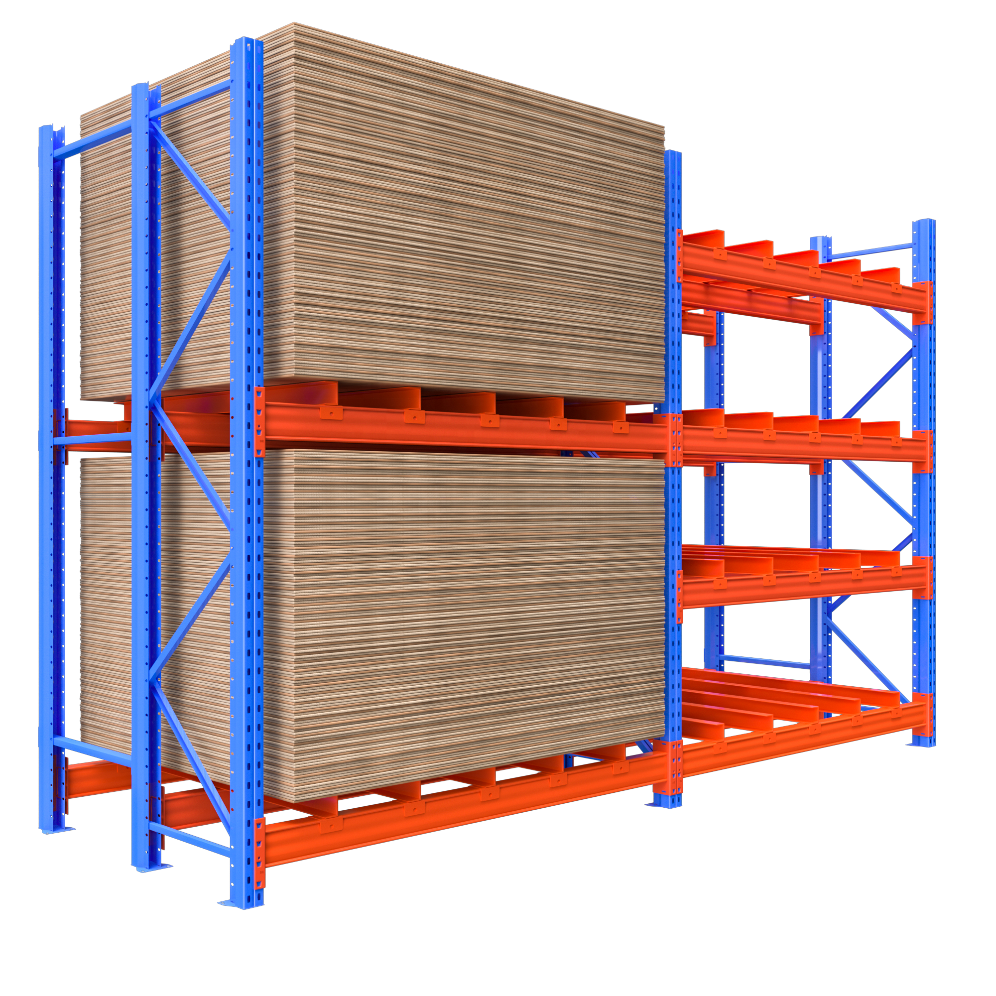 Q235B Steel Metal Industrial Storage Shelves Adjustable Storage Q235 B Pallet Racks for Warehouse