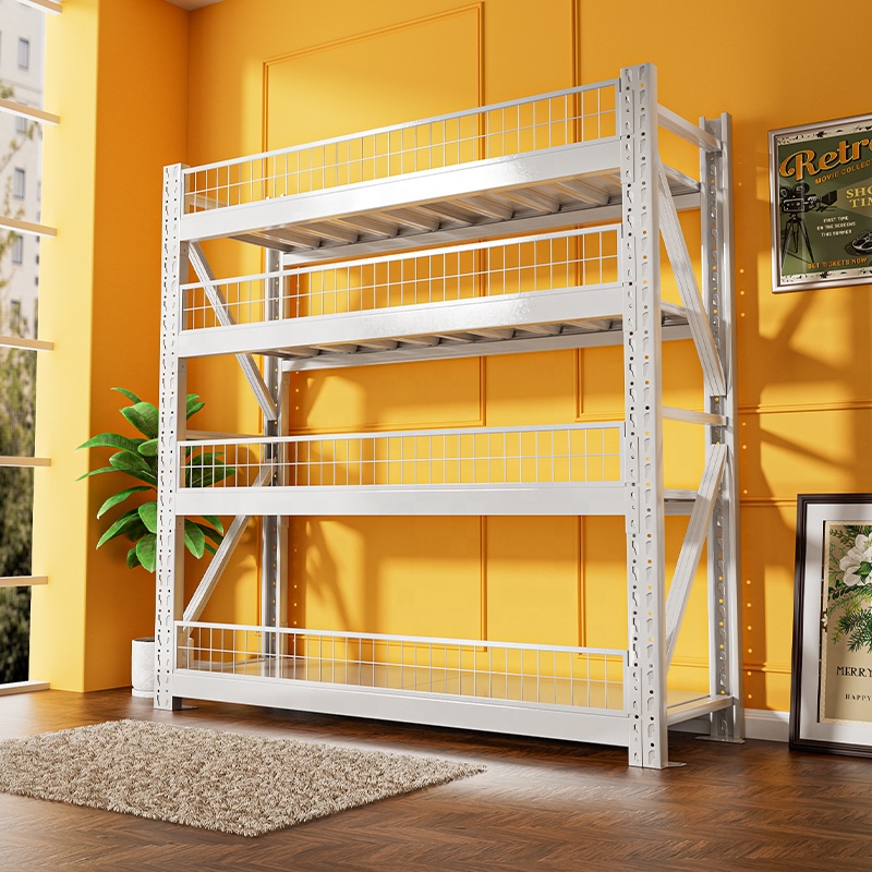 Rack Manufacturer Factory 300kg Loading Capacity Medium Duty Warehouse Rack with Fence