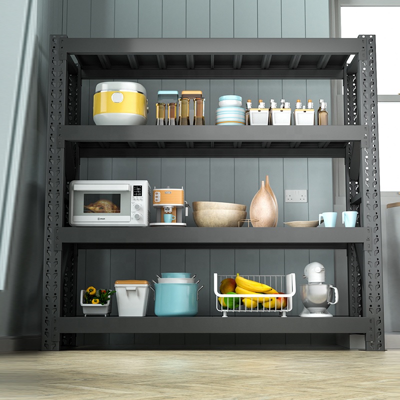 New Design Steel Frame 4/5 Layer Garage Stacking Shelf 300KG Heavy Duty Warehouse Storage Rack