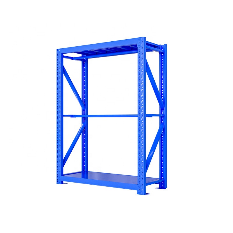 Customized Steel Boltless Corrosion Protected 1/2/3 Layer Warehouse Storage Clothing Hanging Racking Garment Rack System