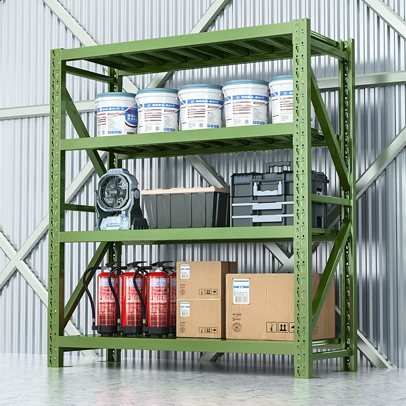 240KG Load Capacity Steel Boltless Industrial Shelving Units Corrosion Protection Powder Coating Floor Standing