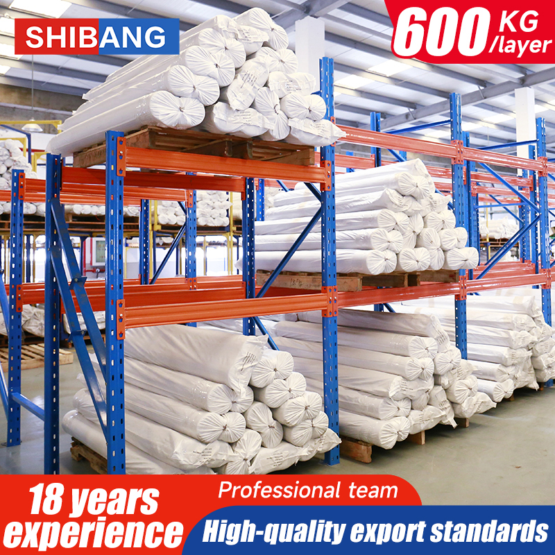 Long Span Adjustable Heavy Weight Warehouse Storage Pallet Shelves System Wide Width Rack for Industrial