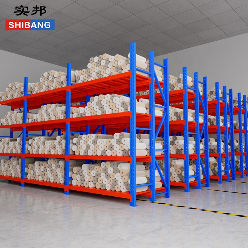 Shibang Heavy Duty Industrial Pallet Storage Racking 400kg-1500kg Capacity Per Layer Adjustable Cold Rolled Steel Corrosion Rack