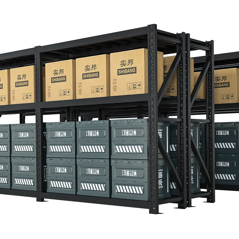 18 Years Factory Customized CE ISO Certificate 120-1000KG Load Per Layer Steel Shelving Warehouse Racks for Garage Box Storage