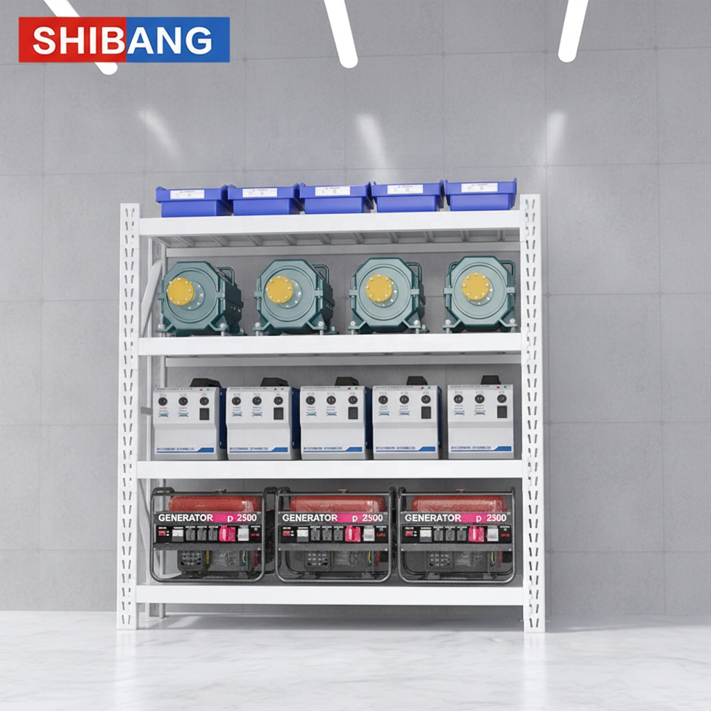 Industrial Heavy Duty Steel Warehouse Storage Racks Multi-Level Boltless Design Powder Coated 500kg Capacity