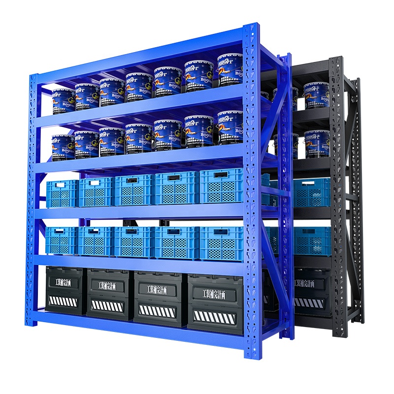 Factory 120KG 6 Tier Adjustable Steel Garage Storage Racks Selective Rack Unit Corrosion-Protected Steel Shelving for Warehouse