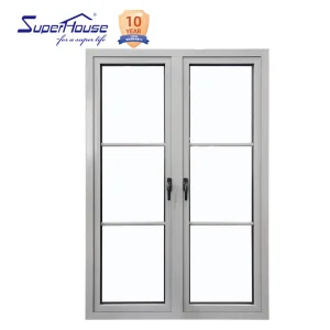 Steel Look Thermal Break Aluminum Casement Windows