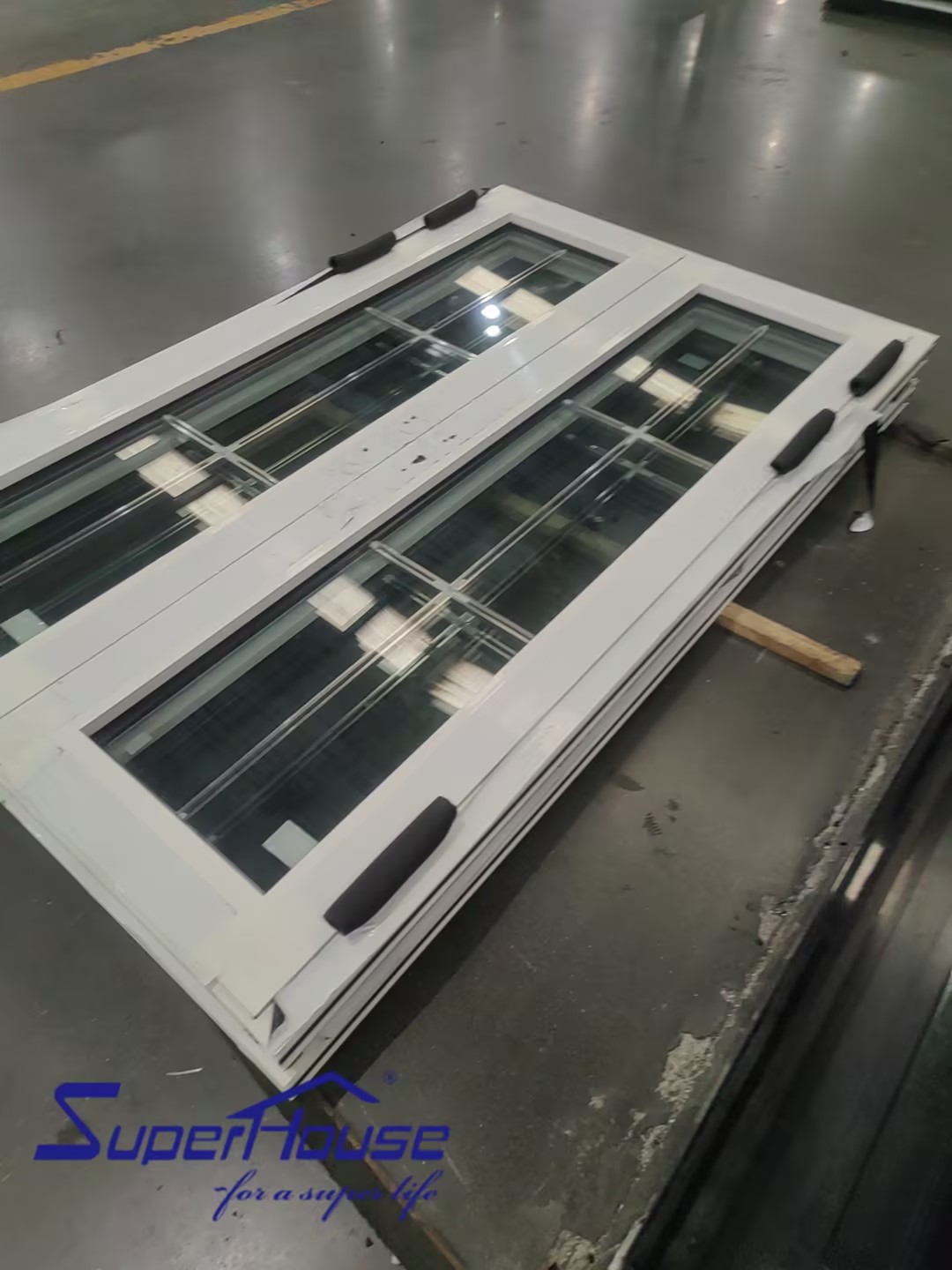 Aluminum Anti-impact Solid-panel Aluminum Corridor French Door