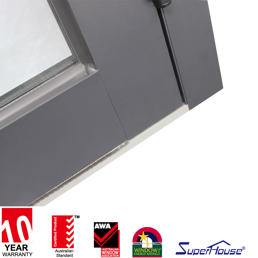Hurricane Rated Modern Aluminum Interior French Doors with Decorative Grille Double Glass, NOA Certified for Prefabricated Homes