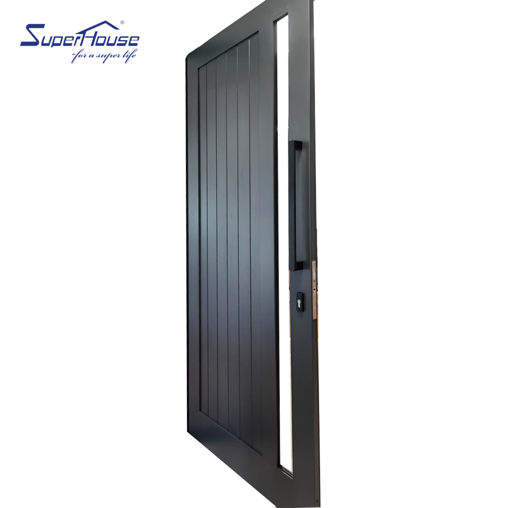 High Quality Durable and Modern Design for Maximum Home Protection & Anti-Theft Feature Front Entrance Aluminum Hinged Door