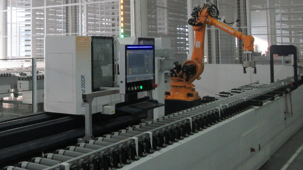 Precision Metal Cutting Stage - ShieldCraft Door Production