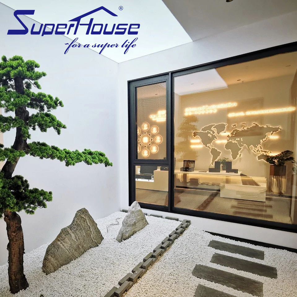 Superhouse Cheap Price Big Picture Window Panoramic Window Floor to Ceiling Fixed Window