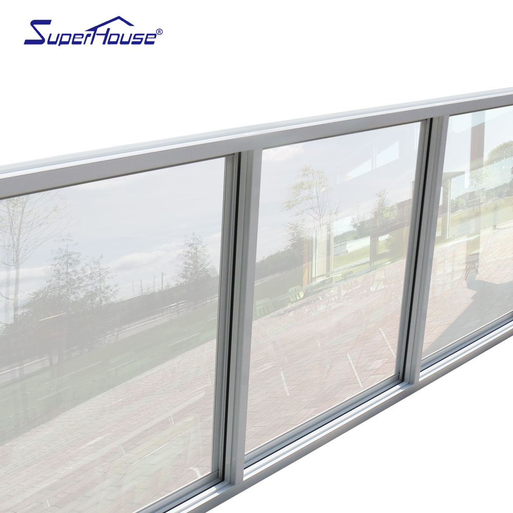 Customized Aluminum Modern Style Exterior Soundproof for Commerical Building Exterior Aluminum Fixed Window