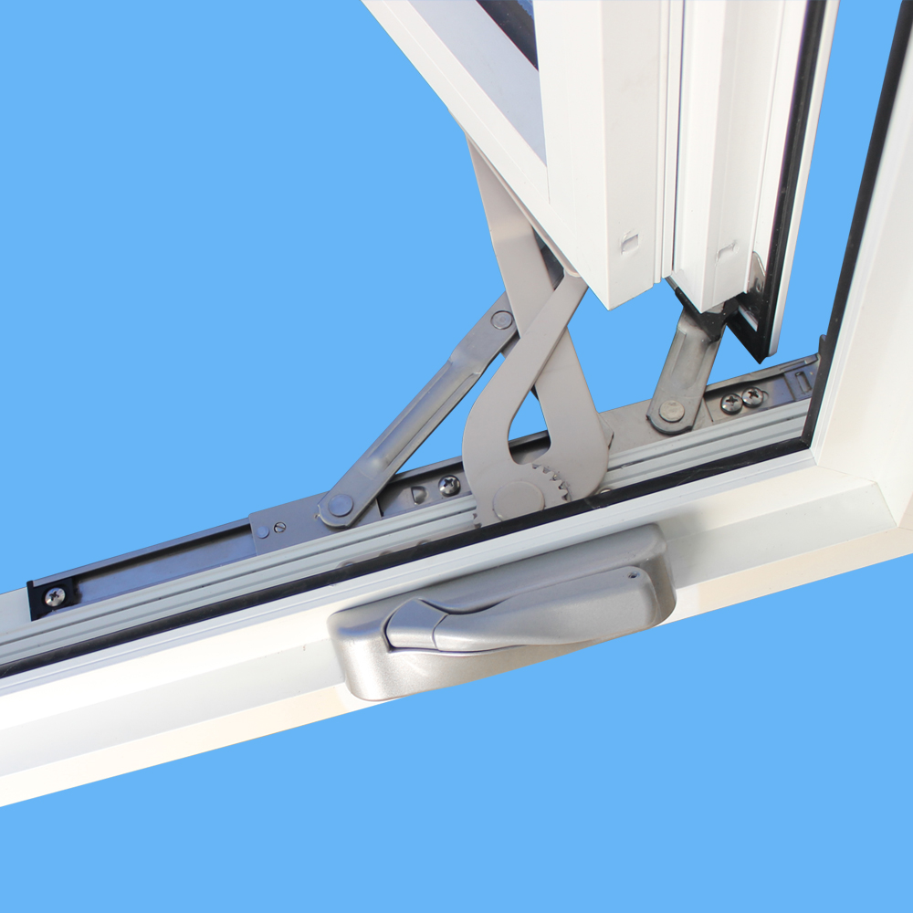 Passive House Title24  American Crank Casement Window Energy Star Double Glazed Low-E Coating Anti-UV Heat Insulation Window