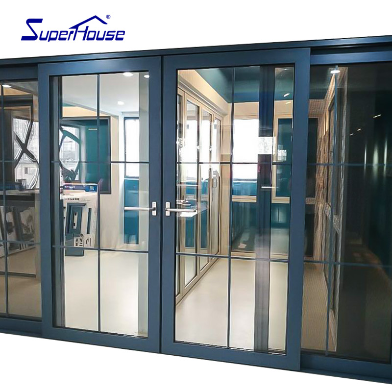 USA Standard Big Size Huge Door Slide System Sliding Glass Door for Business