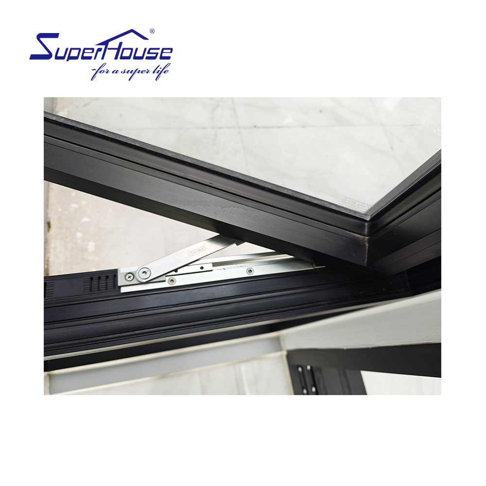Laminated Glass UV Resistant Casement Home windows with Top Fixed for Resident FL Slim windows Custom windows