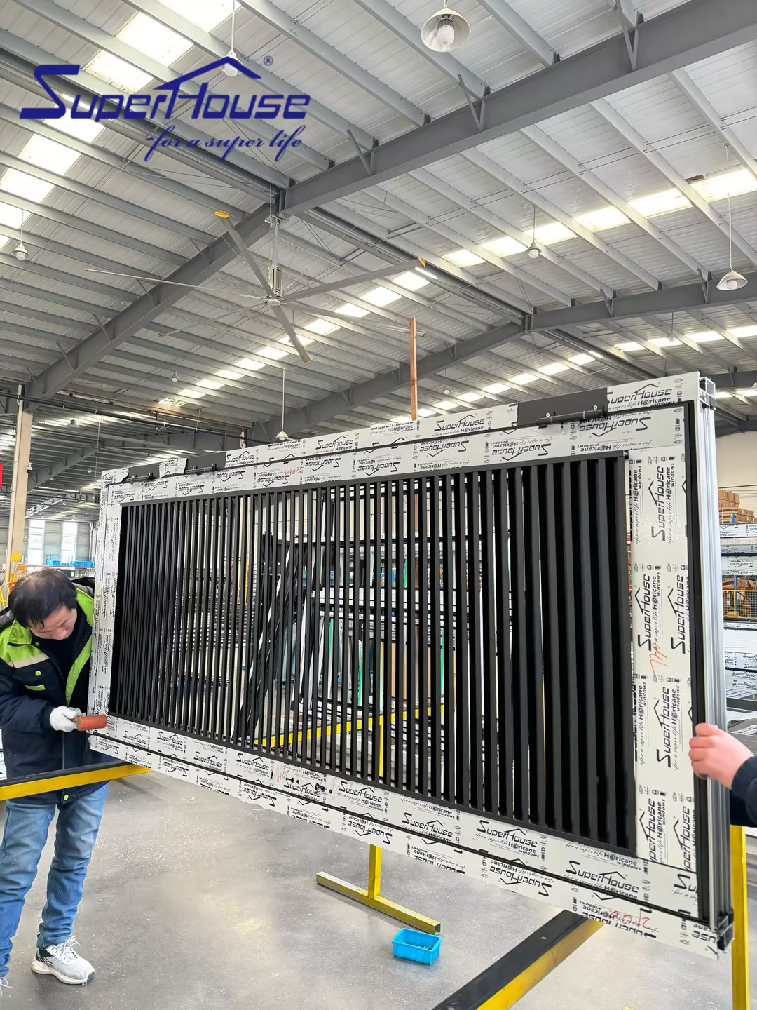 Aluminum Anti-impact Solid-panel Aluminum Corridor French Door