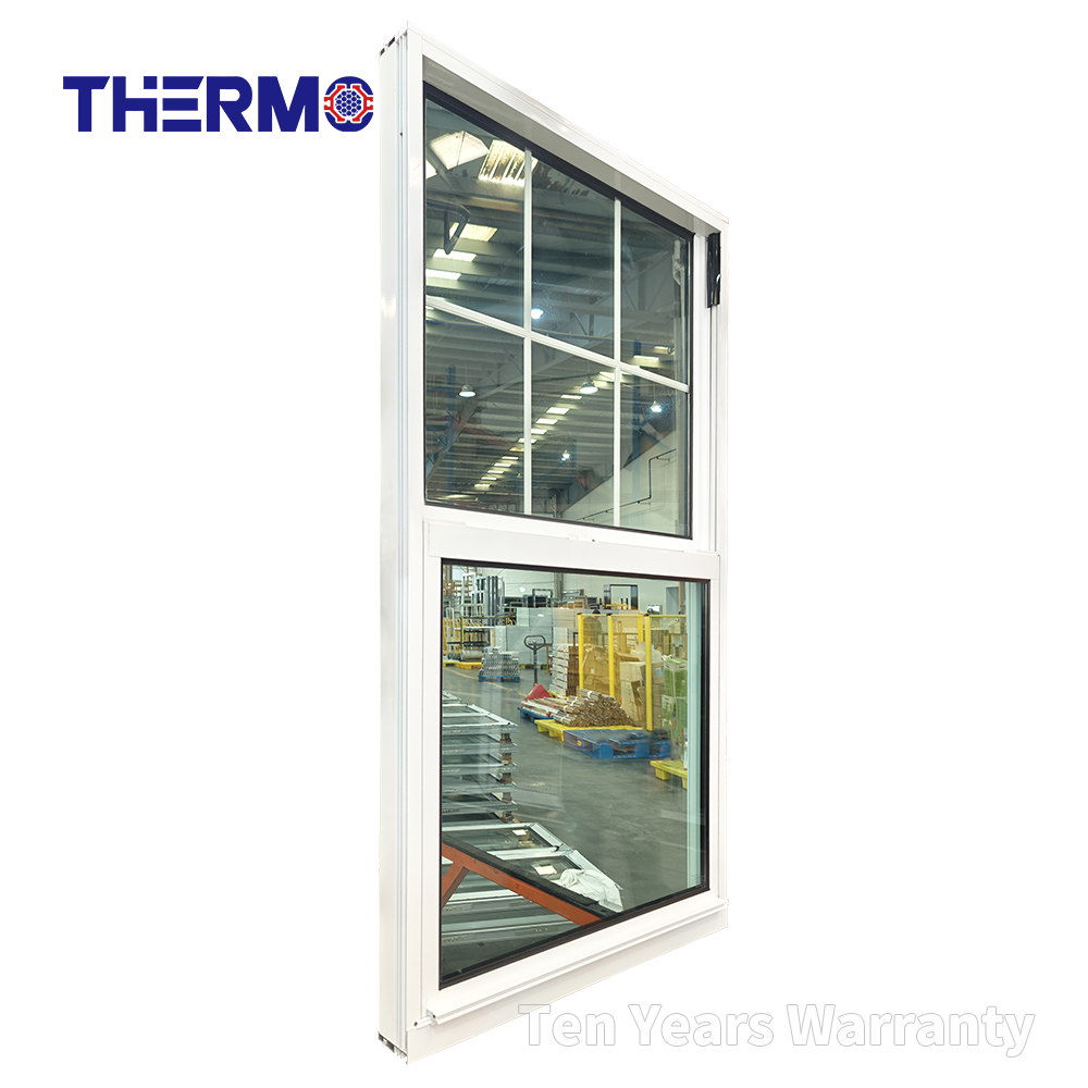 Thermal Break Aluminum Sliding Window Double Glazed Sound Insulation Horizontal Sliding Glass Window