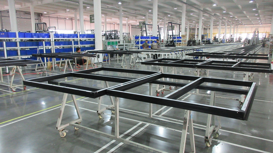Structural Door Assembly Line - ShieldCraft Door Factory