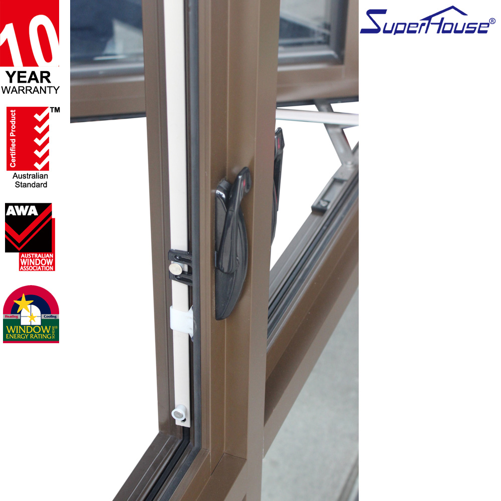 Thermal Break Aluminium Casement Windows Featuring Superior Sound Insulation for Domestic Projects