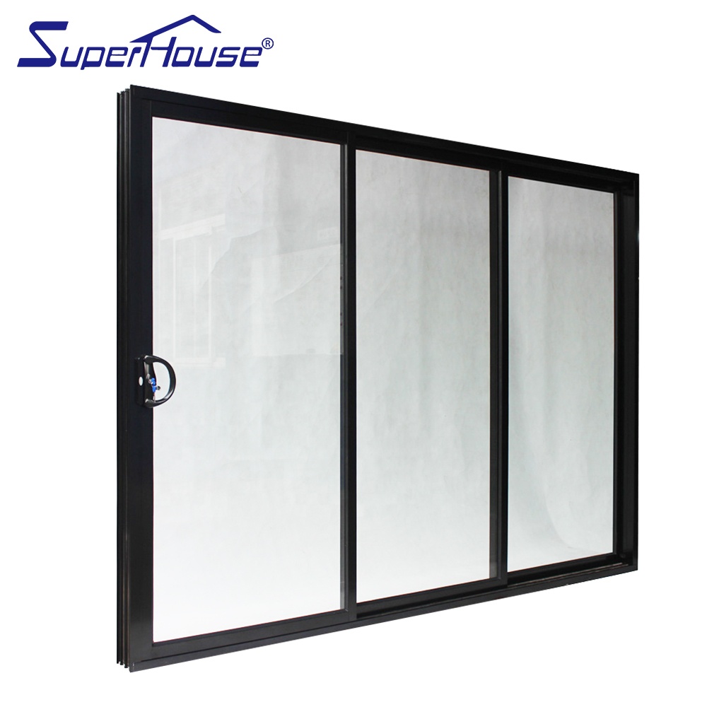 NFRC Aluminum Stacking DoorCalifornia Title24 Energy Saving Double Tempered Glass Safety Explosion-Proof for Balcony Entry