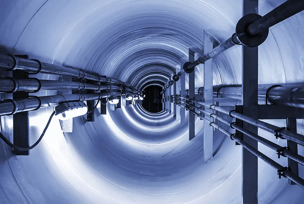 Underground gas pipe network leak detection project case