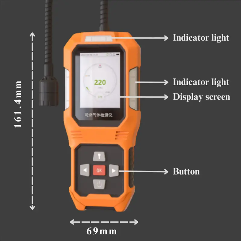 High-Quality Portable Gas Leak Detector JLY-CP100 Series - Reliable Safety Monitoring by China Suppliers and Factory Supplier, Suppliers