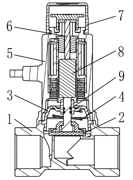 JYFJS-011 Valve Structure Diagram