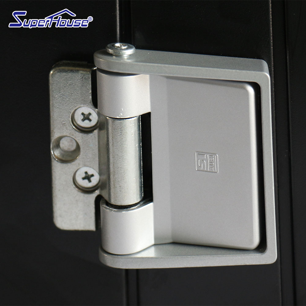 High Quality Vertical Aluminum Folding Window Double Glazed Glass Thermal Insulation Soundproof for Hotel Villa Commercial Use