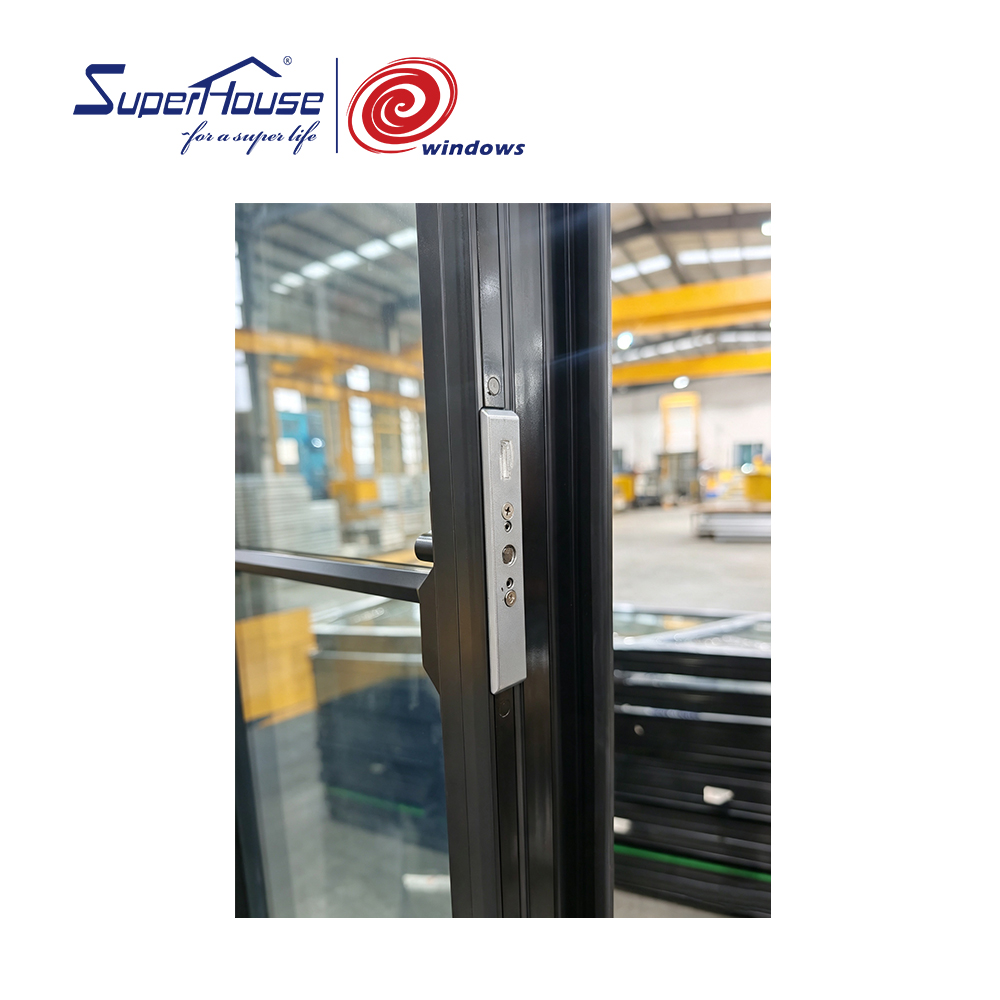 NFRC TITL 24 Thermal Break American Window Big Glass Panel Aluminum Large Size Swing Casement Window