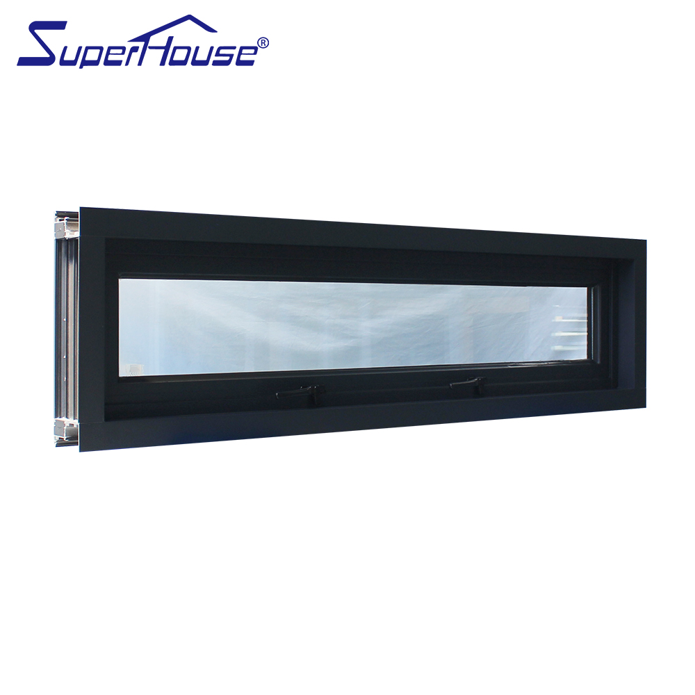 superhouse As2047 Hurricane Impact Aluminium Tempered Glass Awning Roof Windows Electric Skylight Window