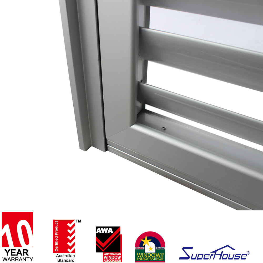 Commercial Office Aluminium Louver Hinged Door Waterproof Anti-rust Privacy Machine Room Heat Dissipation Tool Room Ventilation
