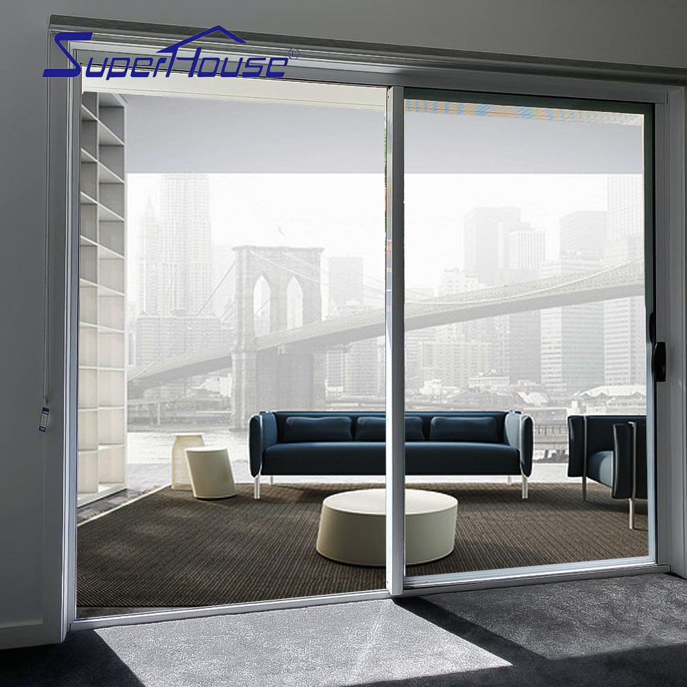 AS2047 Certified Australian Standard Sliding Doors Aluminum Casement Sliding French Tempered Laminated Double Triple Glazed Door